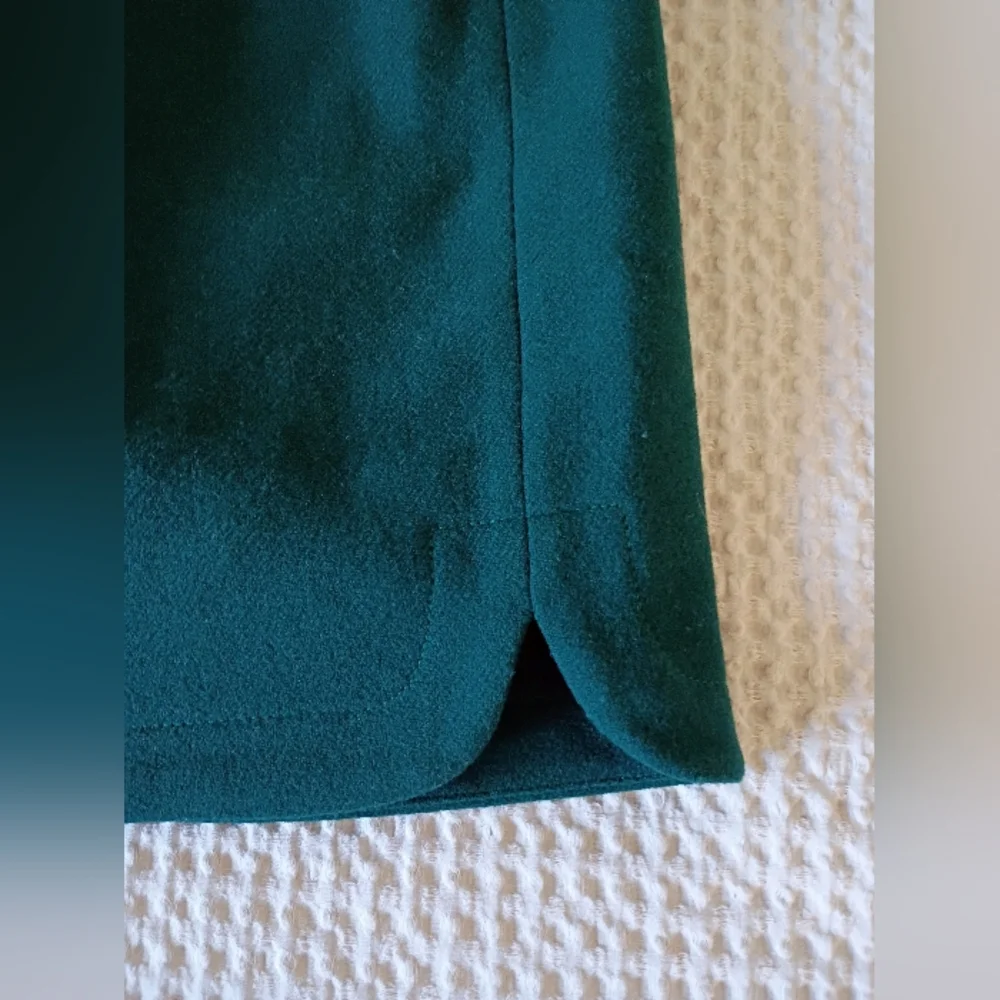 J. Crew Teal Mini Skirt - Picture 2 of 4